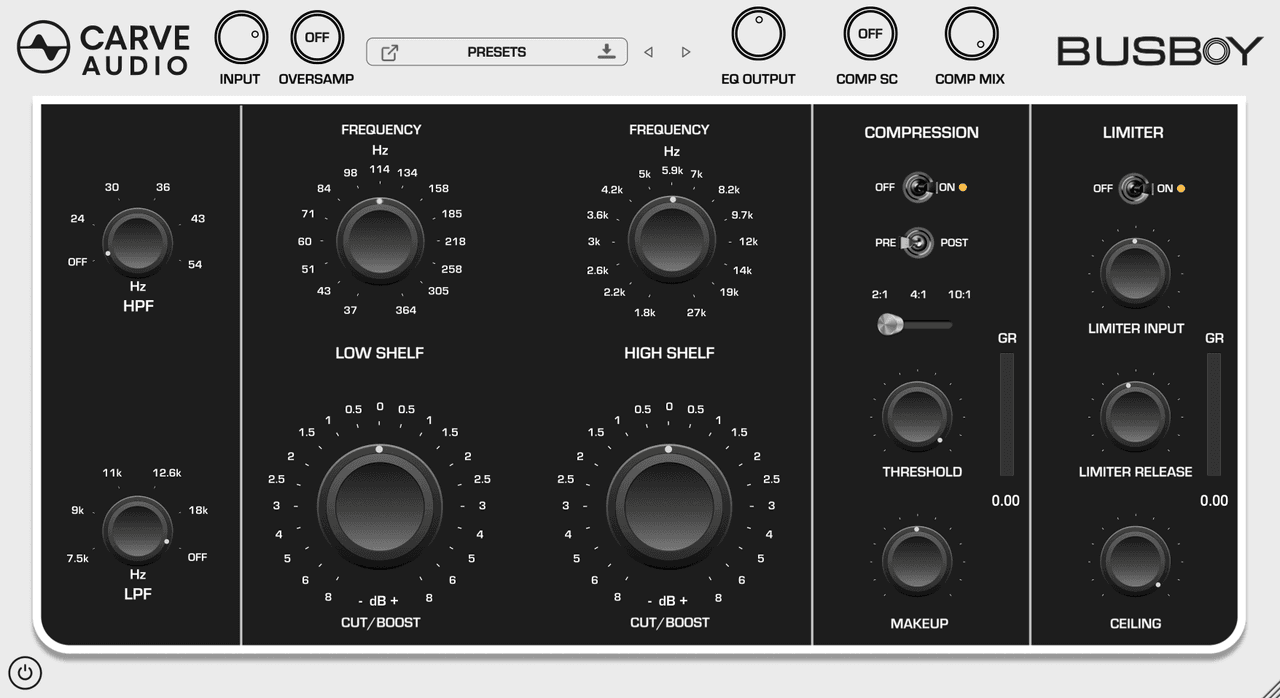Carve Audio Busboy plugin
